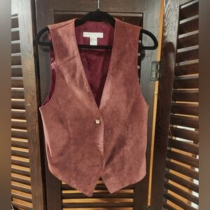 Women's Burgundy Vest
